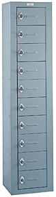 10-Person Privacy Locker - 18"w x 15"d x 78"h