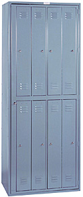 8-Comp't Uniform/Linen Locker - 26"w x 21"d x 84"h